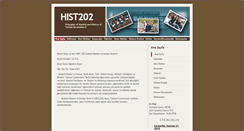 Desktop Screenshot of hist202.cankaya.edu.tr