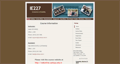 Desktop Screenshot of ie227.cankaya.edu.tr