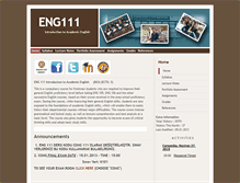 Tablet Screenshot of eng111.cankaya.edu.tr