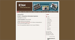 Desktop Screenshot of ie364.cankaya.edu.tr