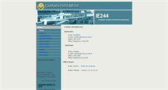 Desktop Screenshot of ie244.cankaya.edu.tr