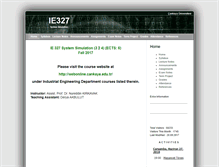 Tablet Screenshot of ie327.cankaya.edu.tr