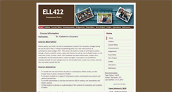 Desktop Screenshot of ell422.cankaya.edu.tr
