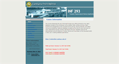 Desktop Screenshot of inf293.cankaya.edu.tr