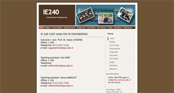 Desktop Screenshot of ie240.cankaya.edu.tr
