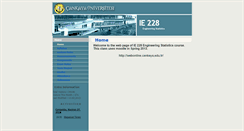Desktop Screenshot of ie228.cankaya.edu.tr