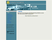 Tablet Screenshot of ie228.cankaya.edu.tr