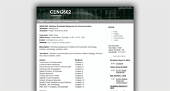 Desktop Screenshot of ceng502.cankaya.edu.tr
