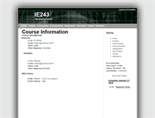 Tablet Screenshot of ie243.cankaya.edu.tr