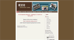 Desktop Screenshot of ie232.cankaya.edu.tr