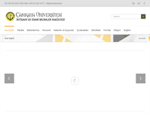 Tablet Screenshot of iibf.cankaya.edu.tr
