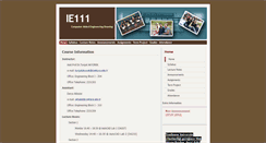 Desktop Screenshot of ie111.cankaya.edu.tr