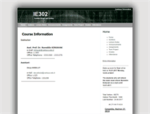 Tablet Screenshot of ie302.cankaya.edu.tr
